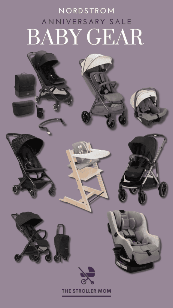 Baby gear on sale during the Nordstrom anniversary sale including stokke, veer, Maxi Cosi