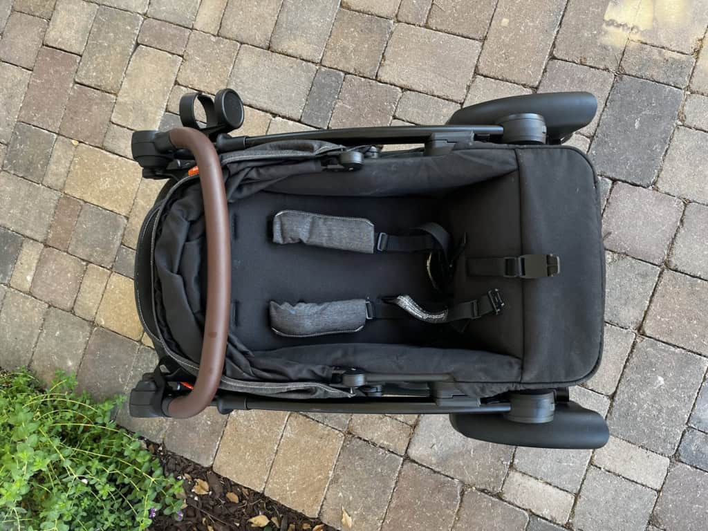 Austlen Double Stroller folded