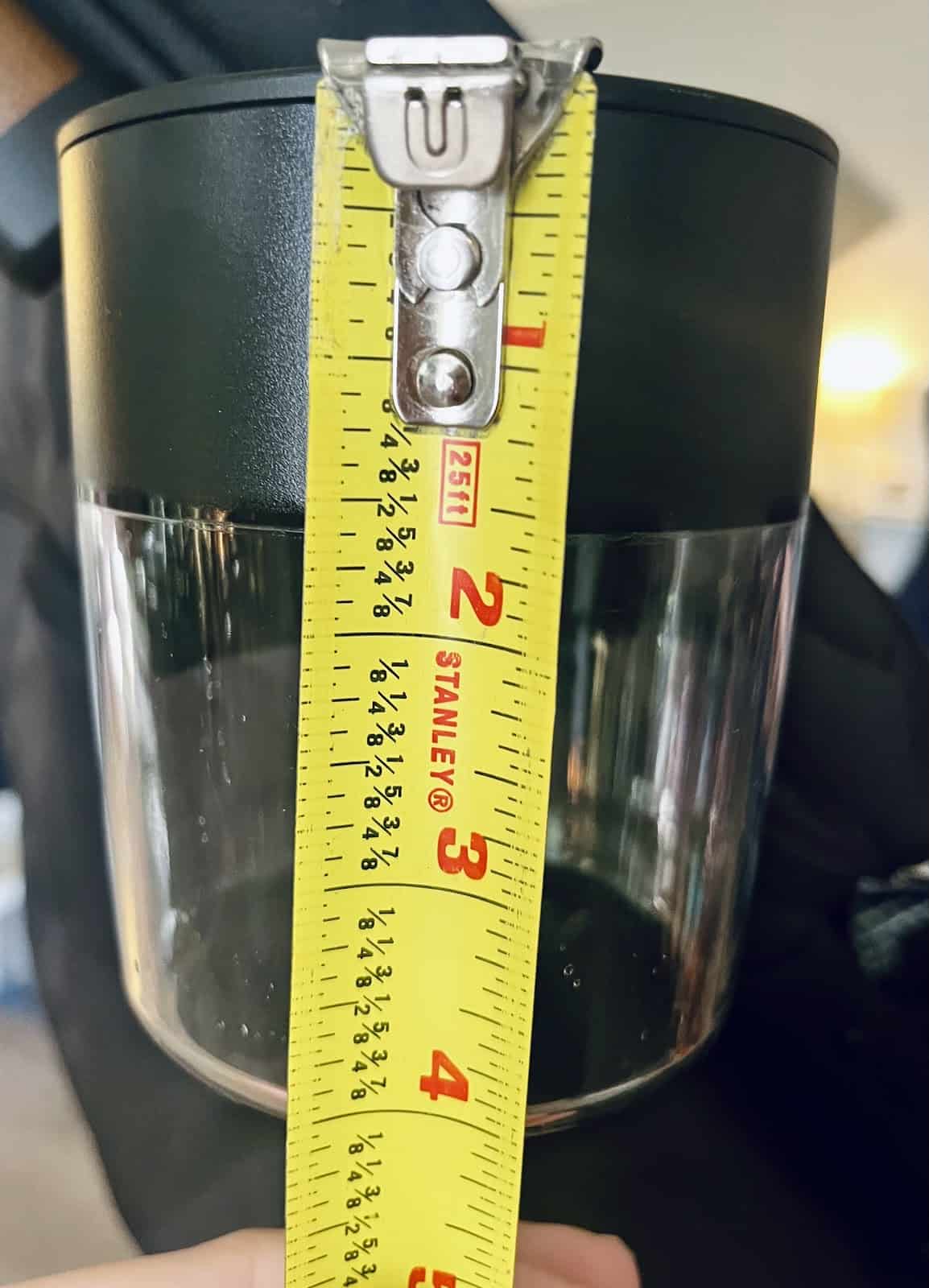 Measuring nuna cup holder length