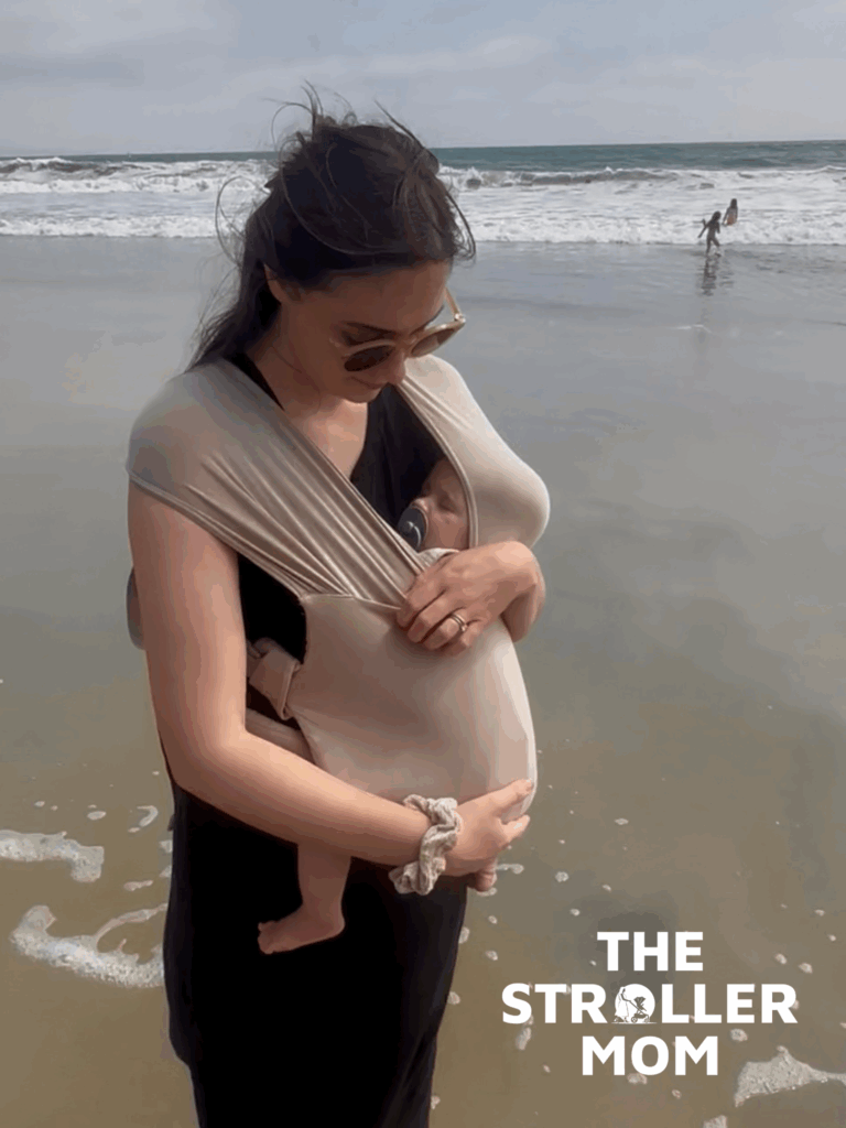 Aerial Buckle Wrap at beach 
