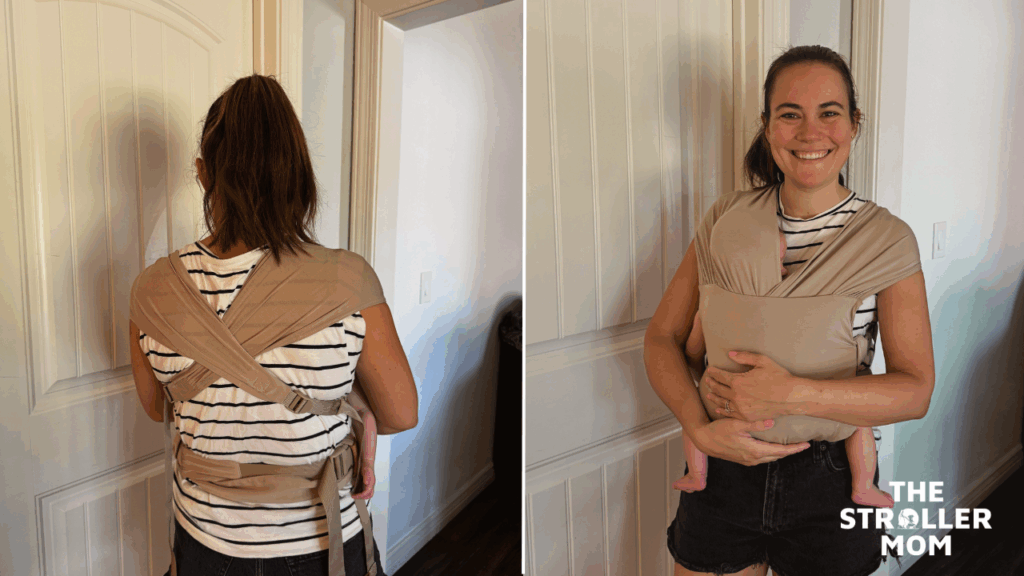 Front  and back shot of the Wildbird Buckle Carrier 
